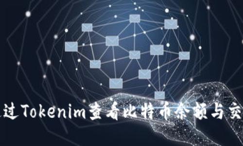 如何通过Tokenim查看比特币余额与交易记录